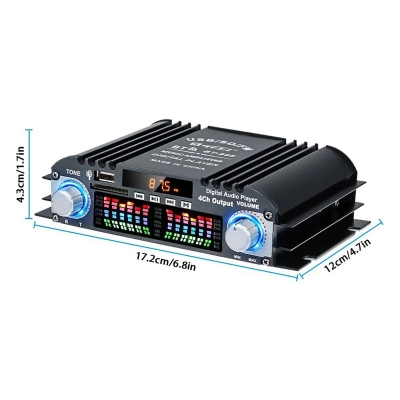 Стерео усилитель мощностью 60Вт на 4 канала-4